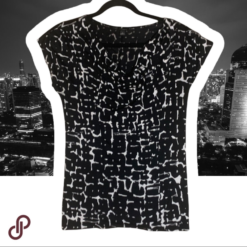 🖤🤍ANN TAYLOR Sleeveless Cowl Neck Top🤍🖤